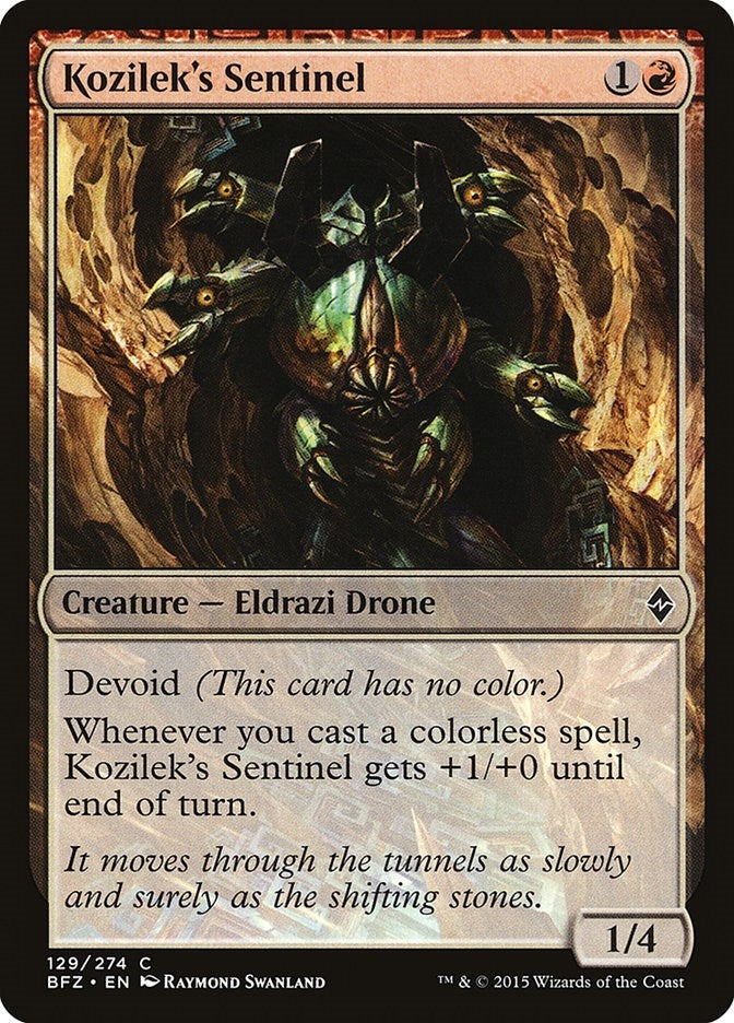 Kozileks Sentinel (129) [BFZ]