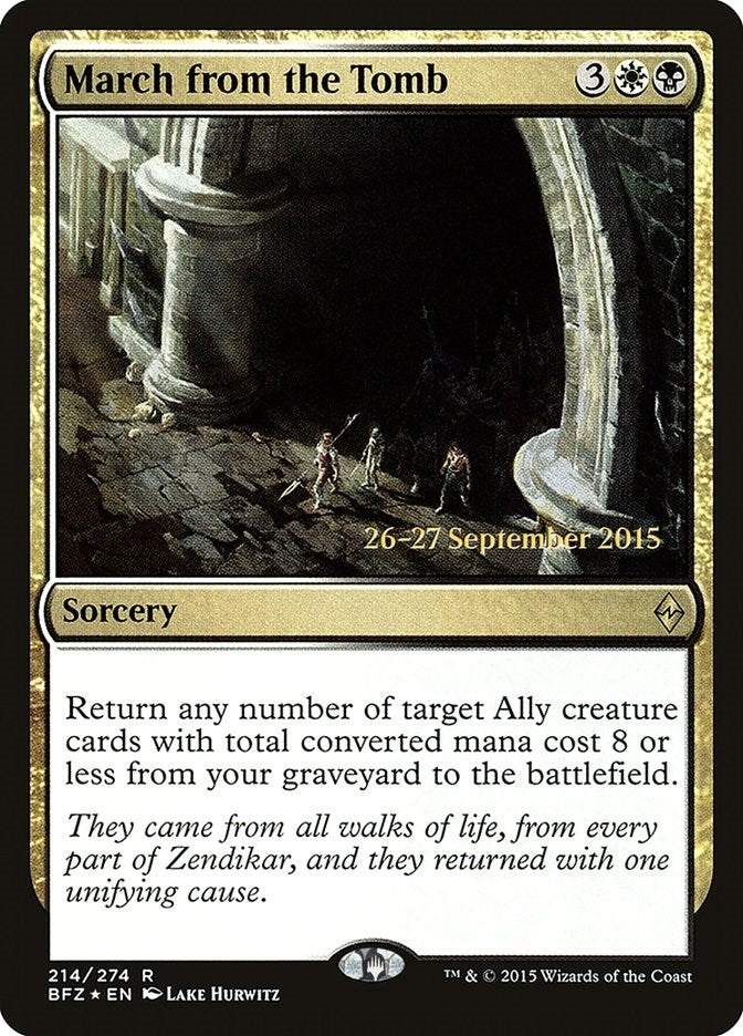 March from the Tomb (214) [PRE]