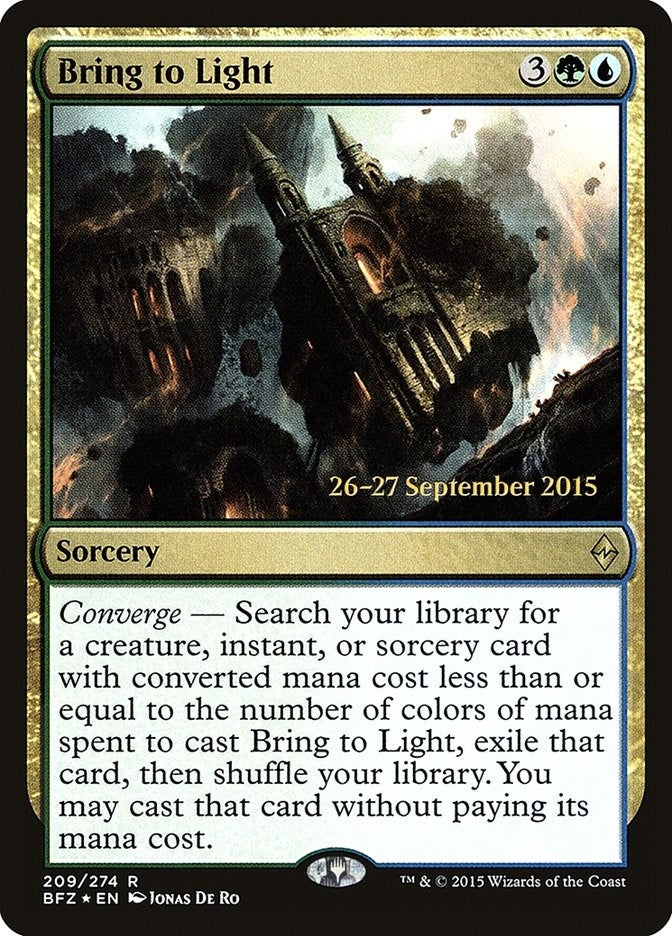 Bring to Light (209) [PRE]