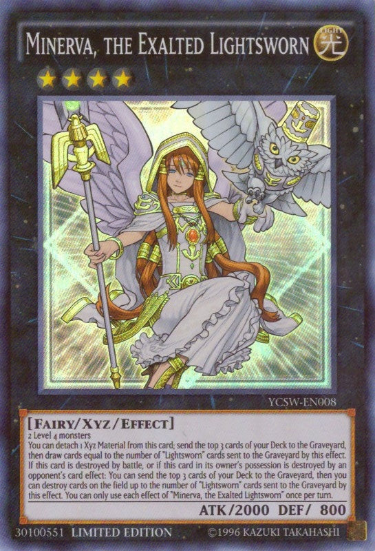 Minerva the Exalted Lightsworn Super Rare (YCSW-EN008)