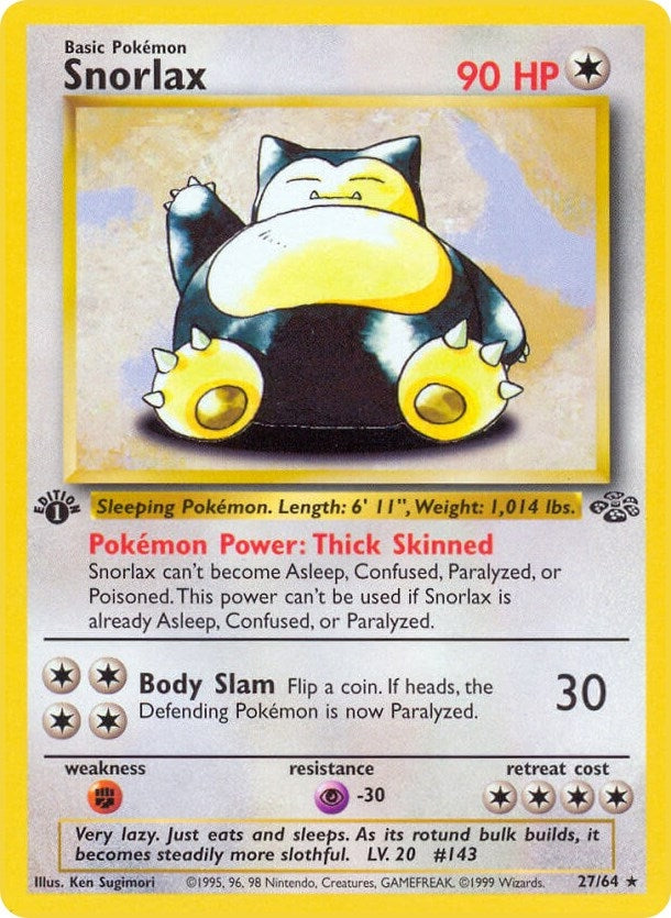 Snorlax 27 (27/64) [JU]