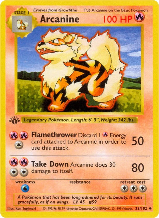 Arcanine (023/102) [BSS]