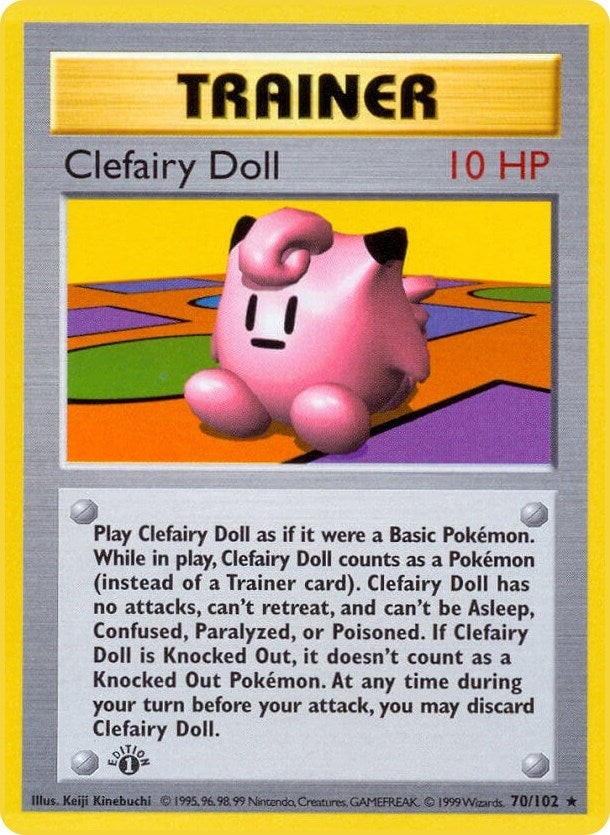 Clefairy Doll (070/102) (Base Set (Shadowless))