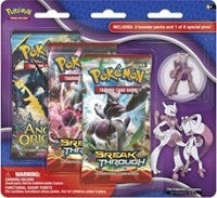 BREAKthrough Three Pack Pin Blisters Mega Mewtwo X [BKT]
