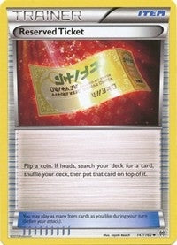 Reserved Ticket (147/162) [BKT]