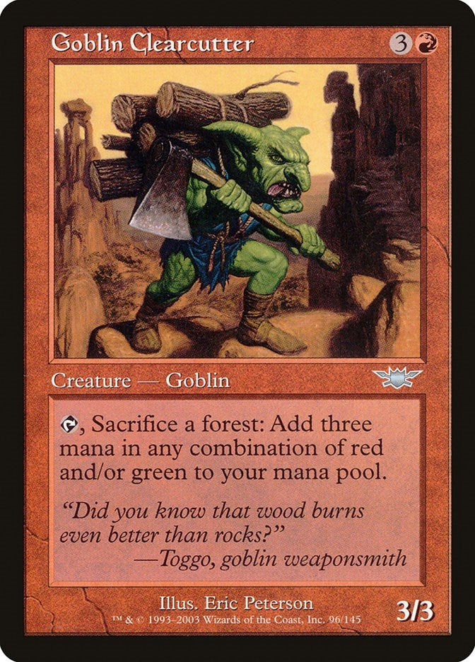 Goblin Clearcutter (96) [LGN]