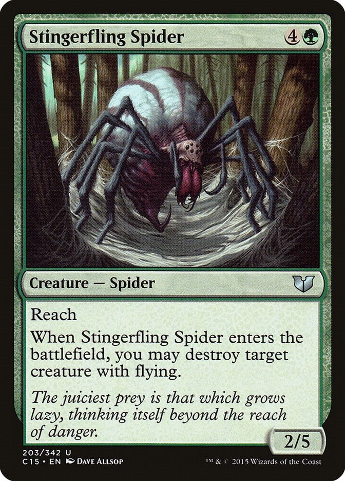Stingerfling Spider (203) [C15]