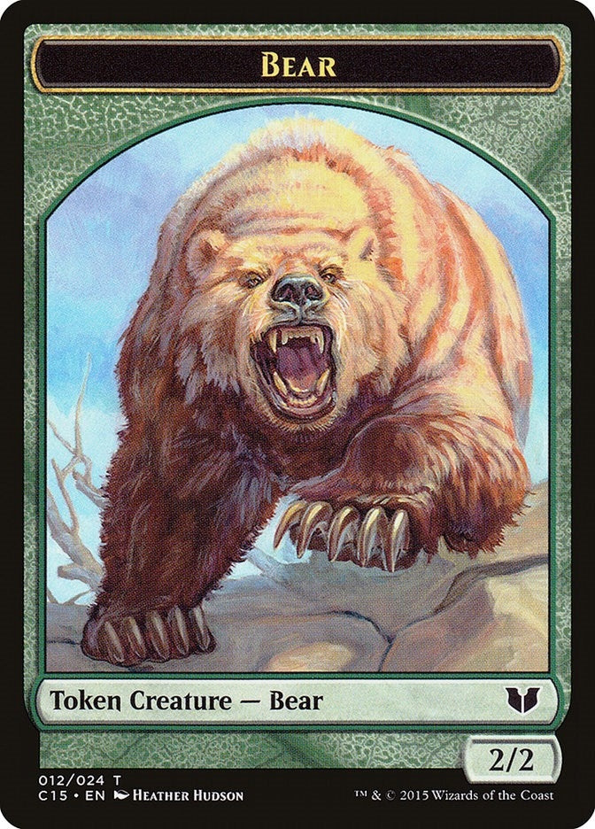 Bear Spider Double Sided Token (12 // 18) [C15]