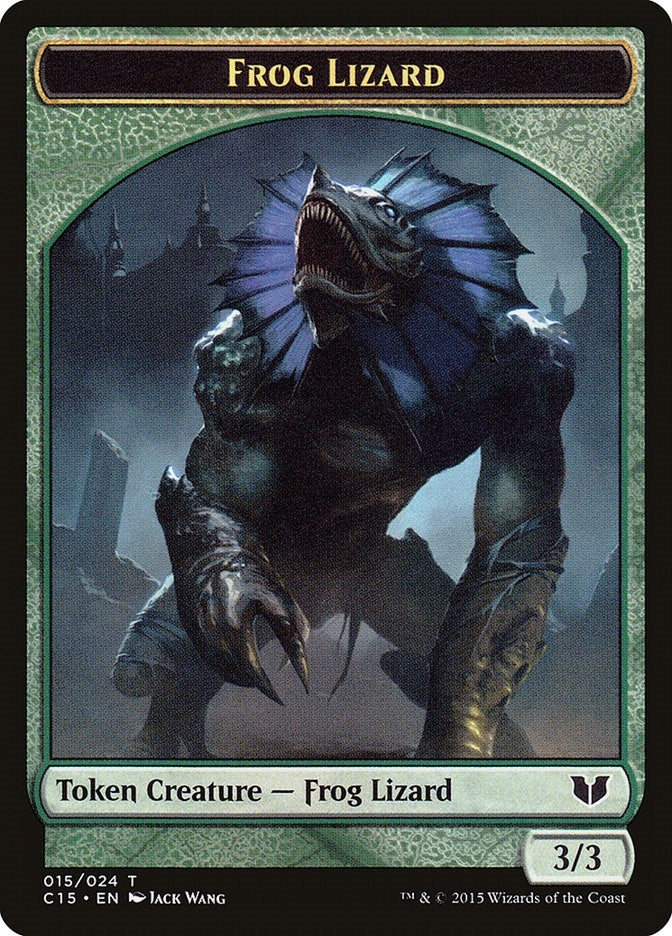 Frog Lizard Germ Double Sided Token (15 // 7) [C15]