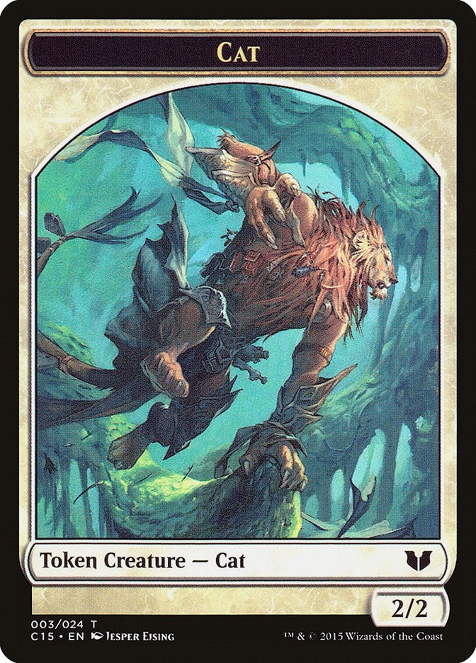 Cat Zombie Double Sided Token (3 // 8) [C15]
