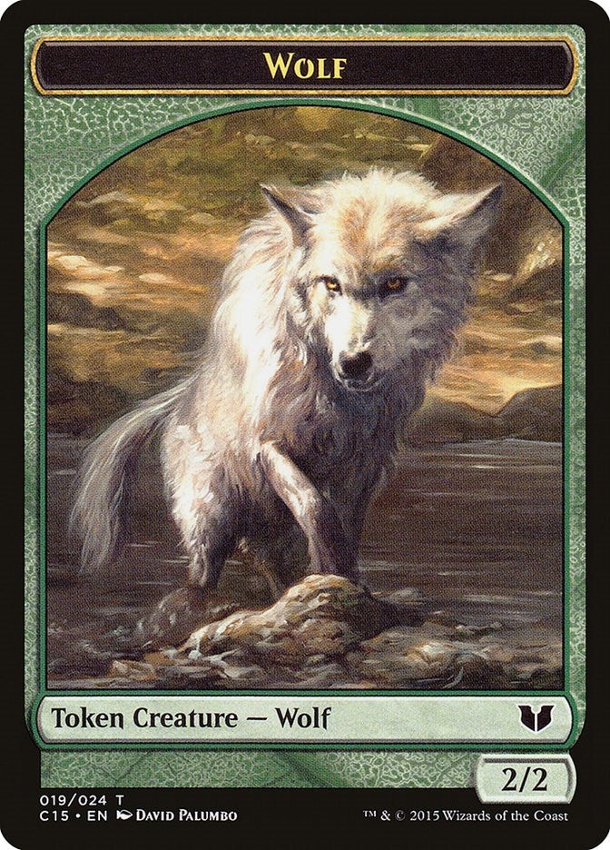 Wolf Zombie Double Sided Token (19 // 8) [C15]