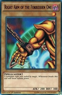 Right Arm of the Forbidden One (YGLD-ENA20) [YGLD]
