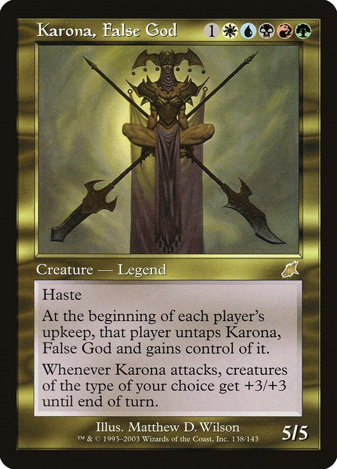 Karona False God (138) [SCG]