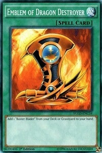 Emblem of Dragon Destroyer (YGLD-ENC34) [YGLD]