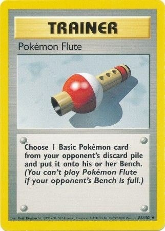 Pokemon Flute (086/102) (Base Set)