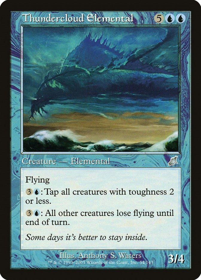 Thundercloud Elemental (54) [SCG]