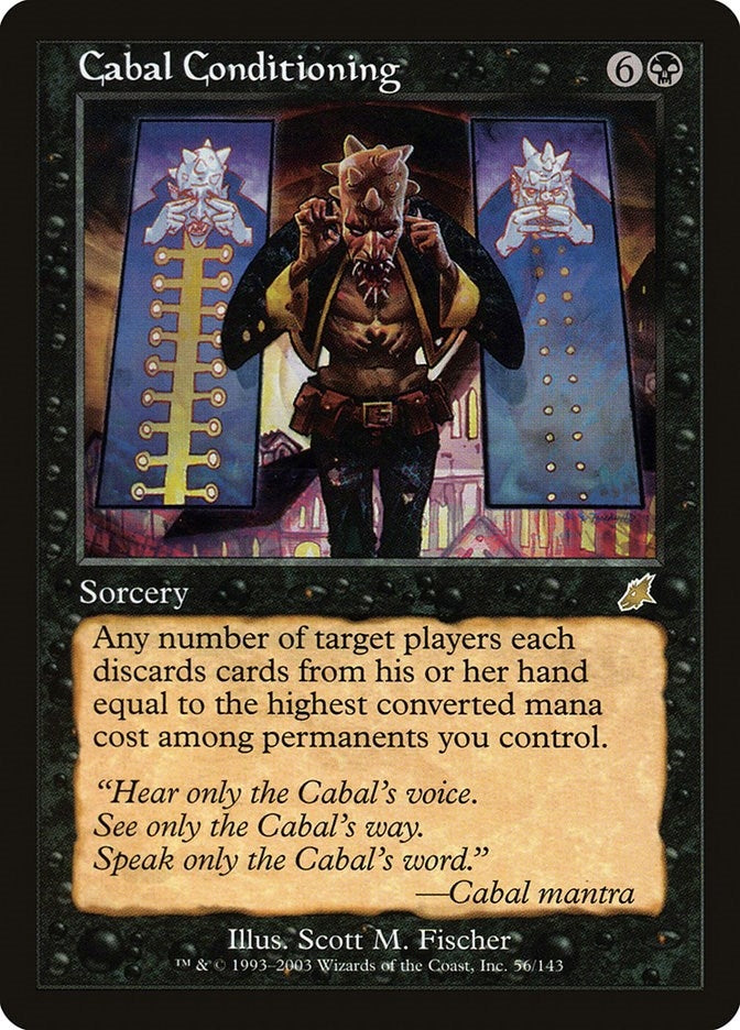 Cabal Conditioning (56) [SCG]