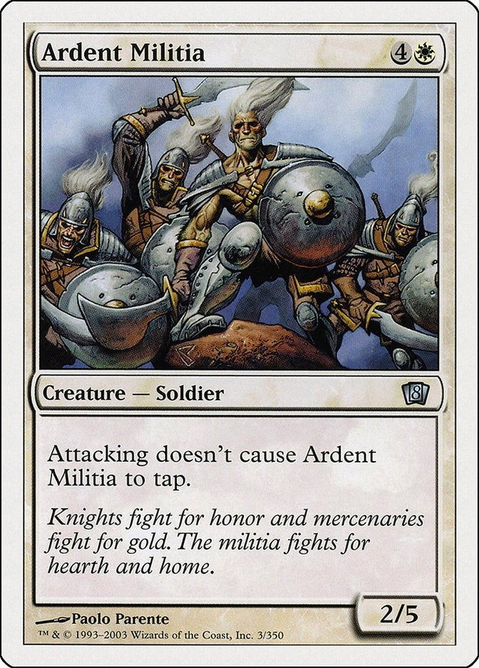 Ardent Militia (3) [8ED]