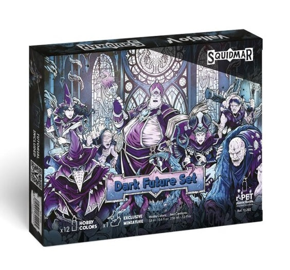 Squidmar Miniatures Paint: Dark Future Paint Set