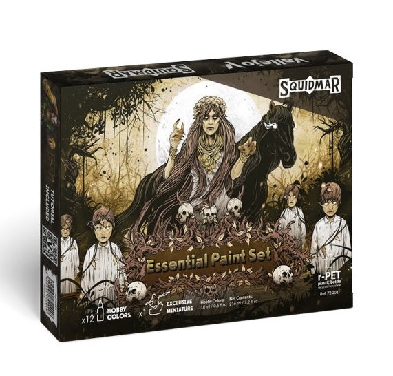 Squidmar Miniatures Paint: Essential Paint Set