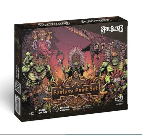 Squidmar Miniatures Paint: Fantasy Paint Set