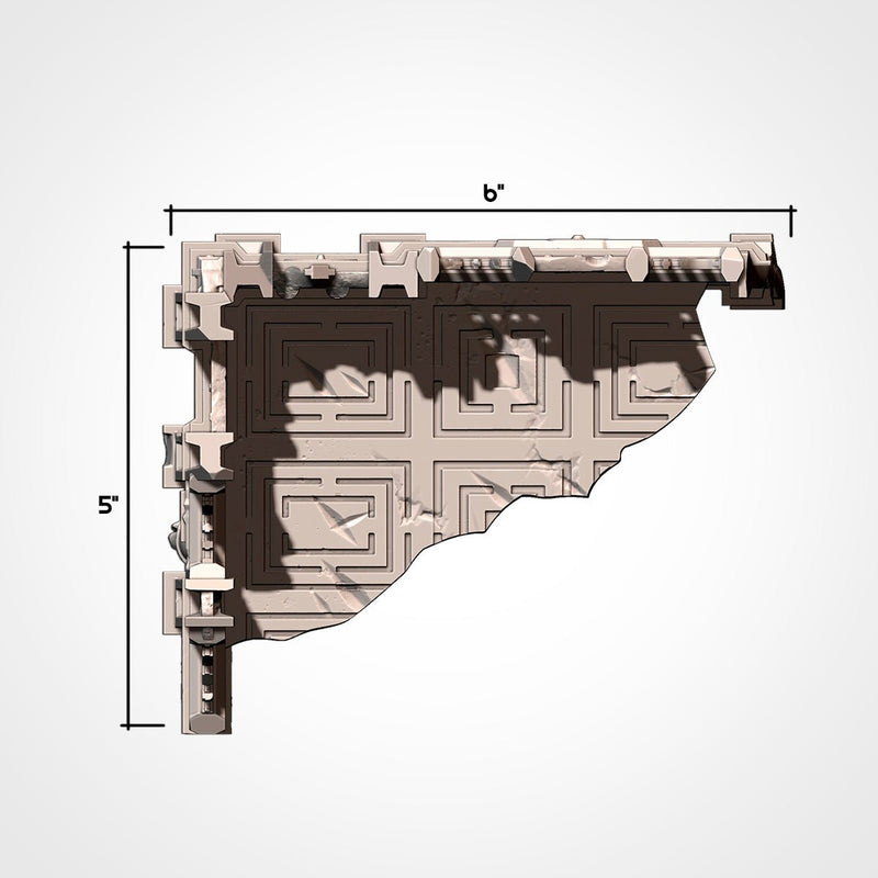 Industrial Ruins GW 10th 3D printed terrain view 10