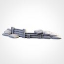Street Barricades 3D printed terrain view 10