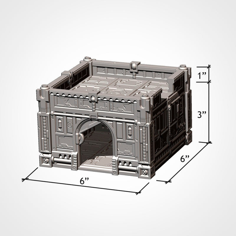 Modular Hive City 3D printed terrain view 10