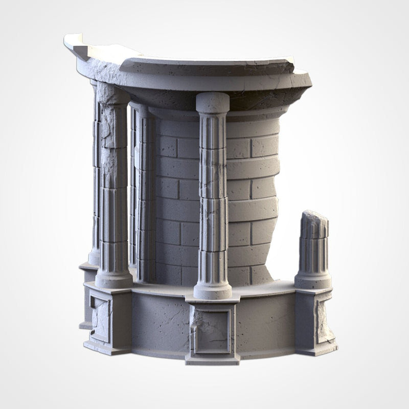 Classic Temples 3D printed terrain view 10
