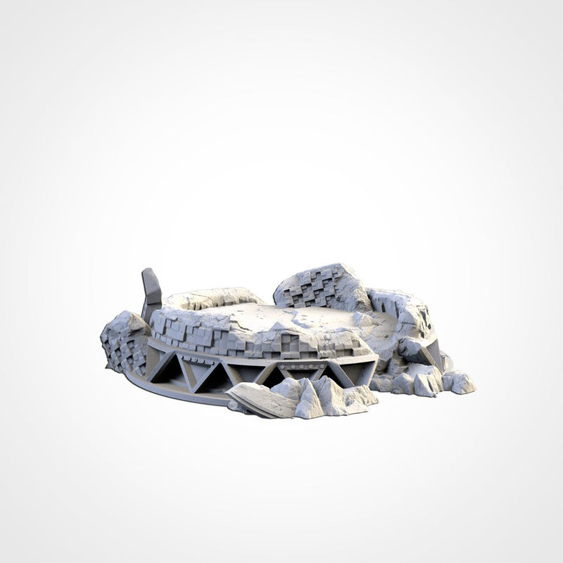 Nuclear Plants 3D printed terrain view 10