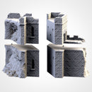 Ruined Castle 3D printed terrain view 10