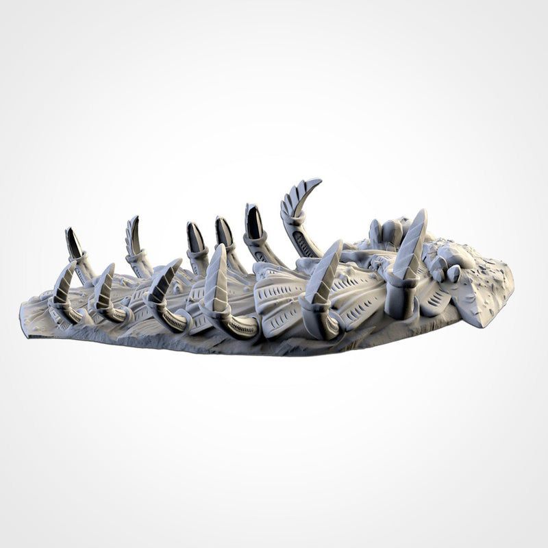 Alien Terrain 3D printed terrain view 10