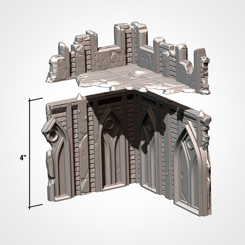 City Classic Ruins GW V11 3D printed terrain view 10