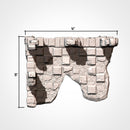 Abandoned Ruins GW 10th 3D printed terrain view 10