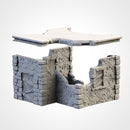 Abandoned Town 3D printed terrain view 10