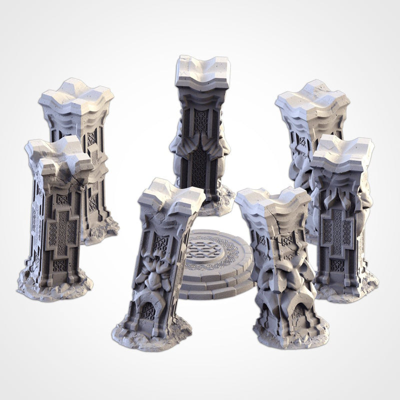 Dwarf Village 3D printed terrain view 10