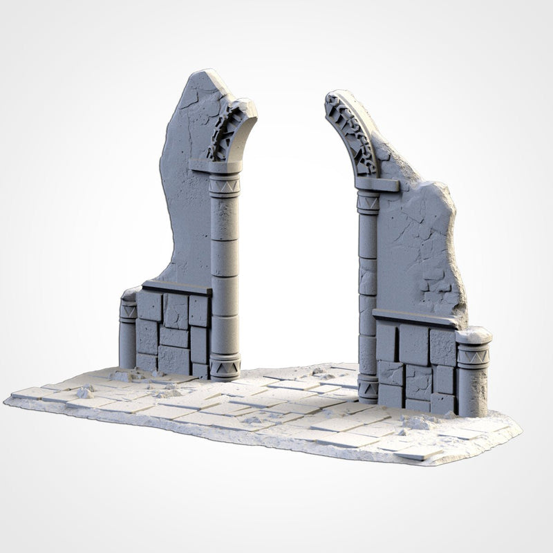 Ancient Civilization 3D printed terrain view 10