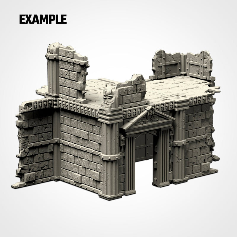The Last Temples 3D printed terrain view 10