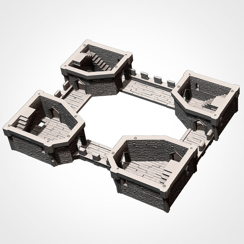 Castle / Stronghold 3D printed terrain view 10