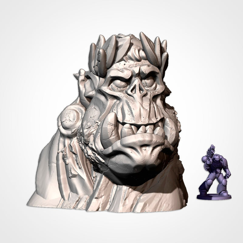 Orcish Monuments II 3D printed terrain view 10