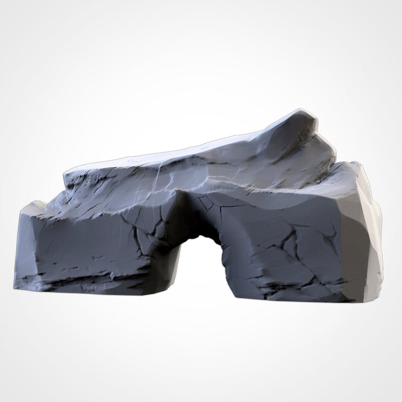Icebergs 3D printed terrain view 10