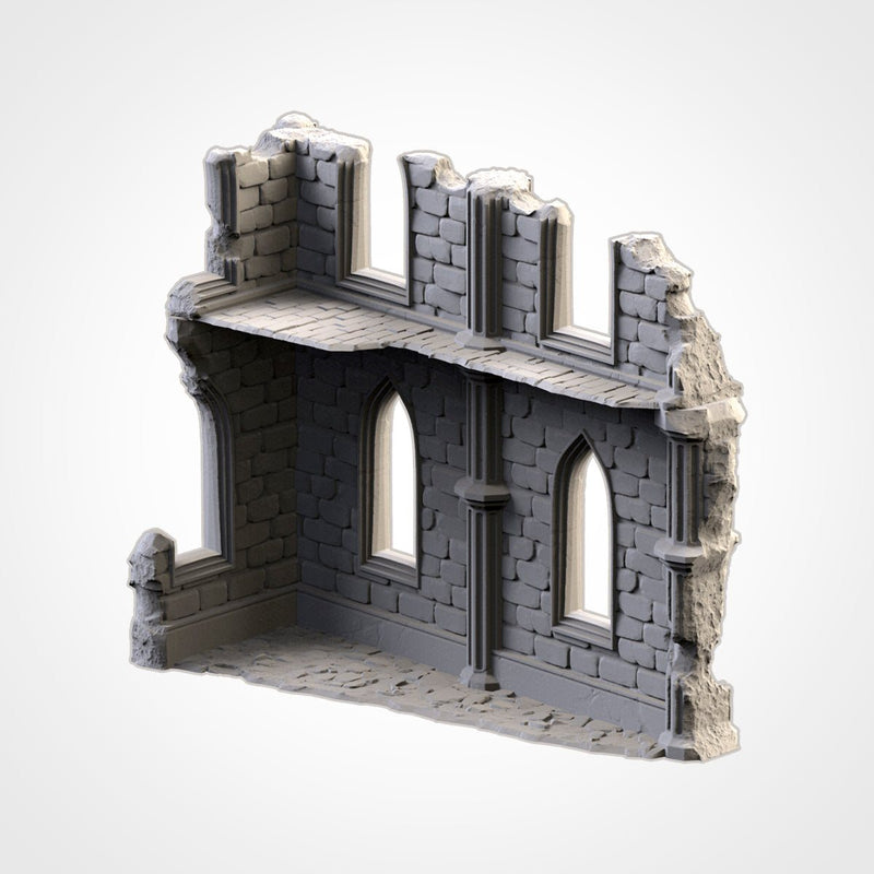 Temple Ruins 3D printed terrain view 10