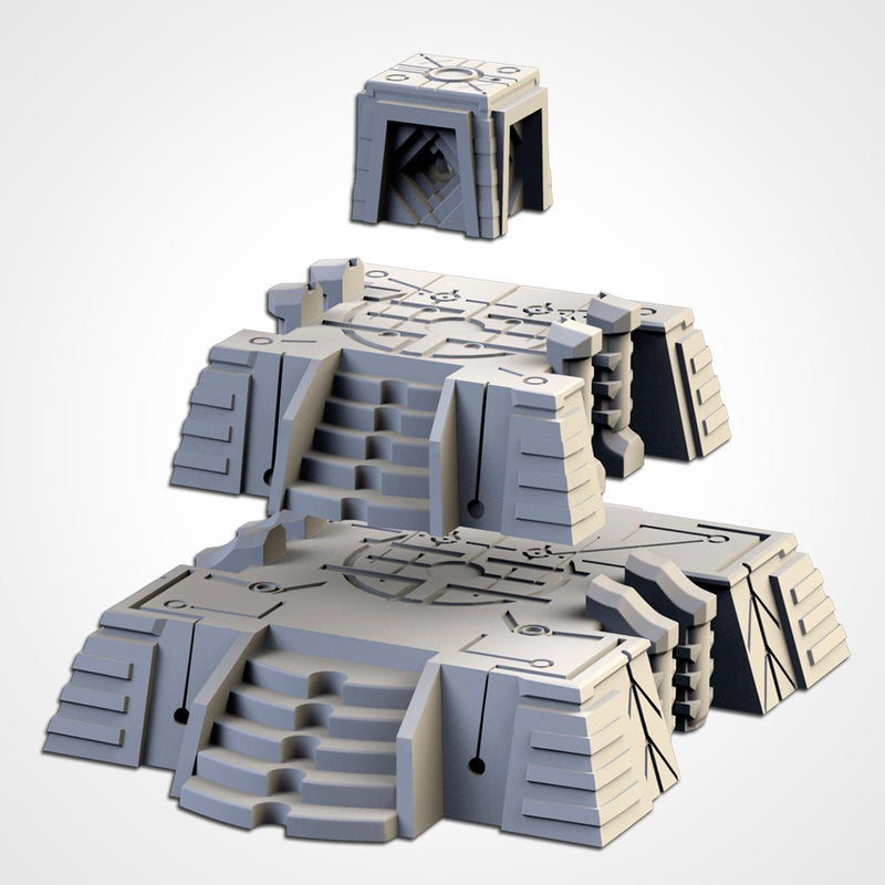Xeno Pyramids 3D printed terrain view 10