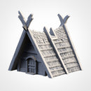 Viking Houses 3D printed terrain view 10