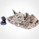 Infernal Tanks Destroyed 3D printed terrain view 10