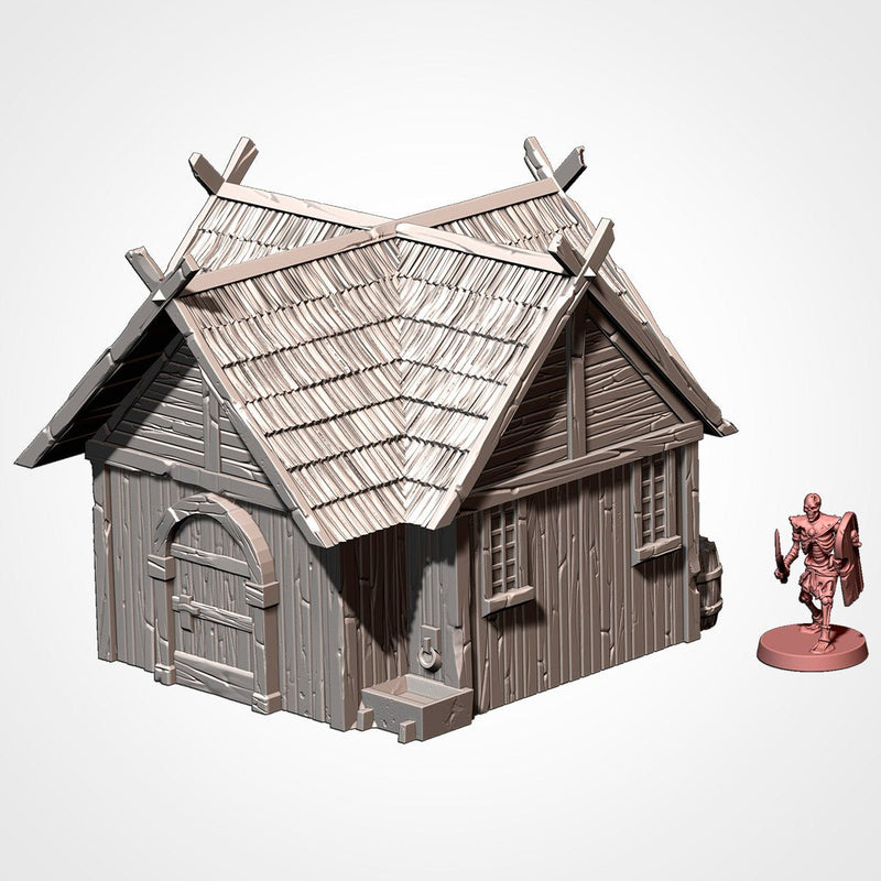 Village Of Middle Earth 3D printed terrain view 10
