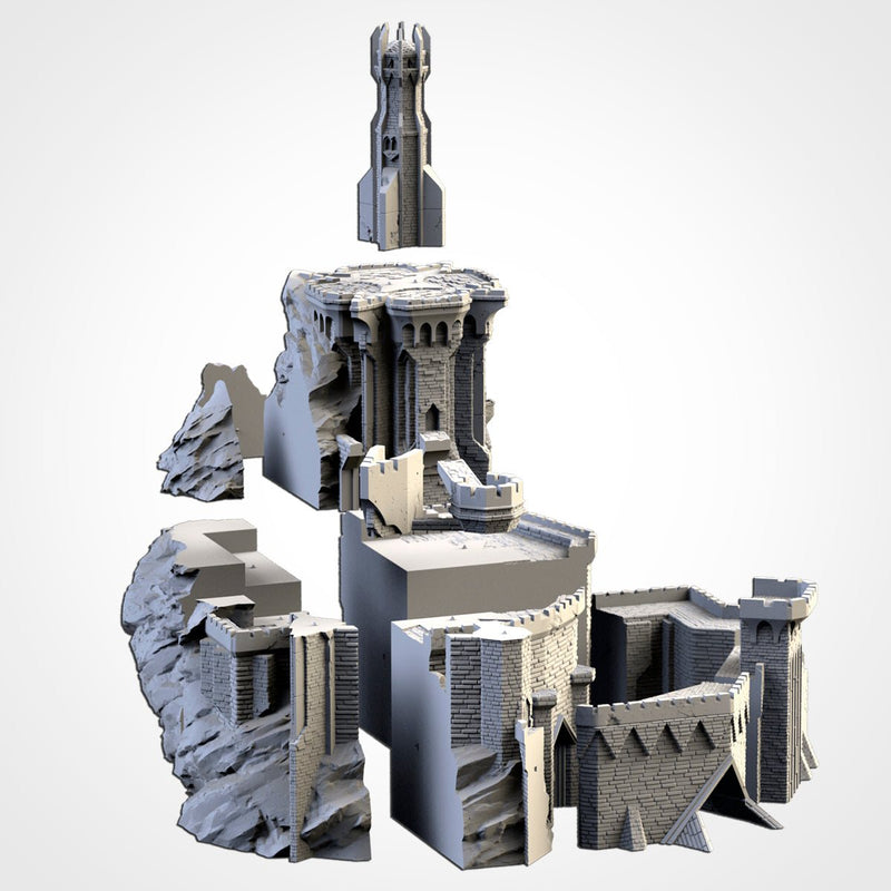 Dark Fortress 3D printed terrain view 10