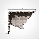City Classic Ruins GW 10th 3D printed terrain view 10
