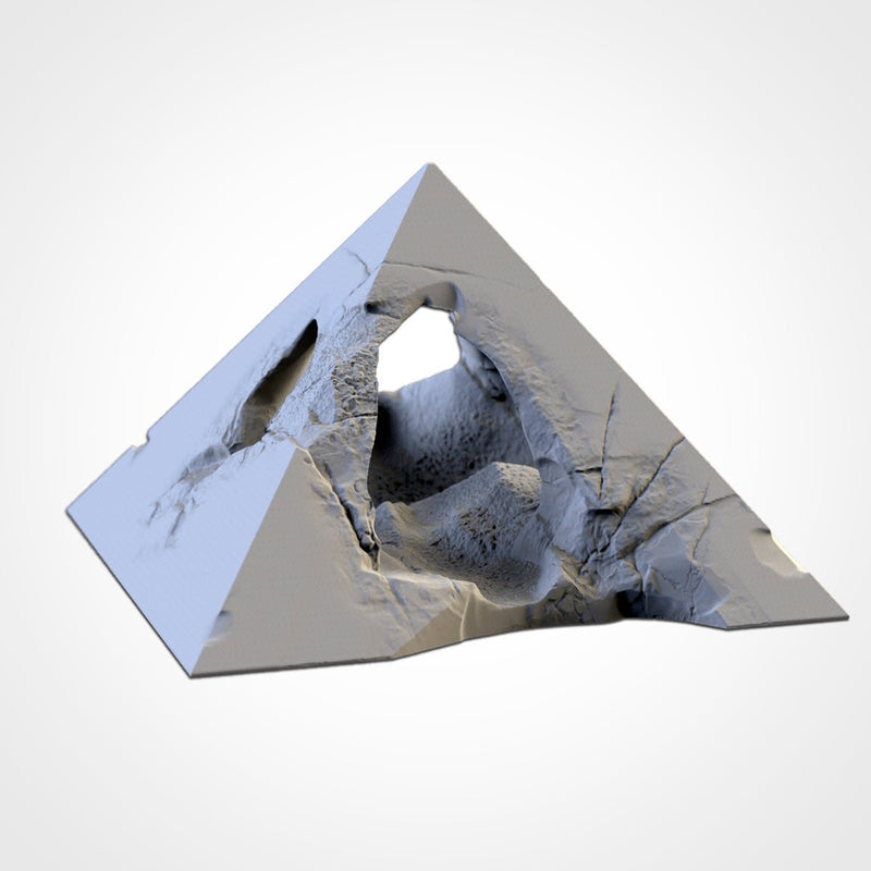 Basaltic Terrain 3D printed terrain view 10