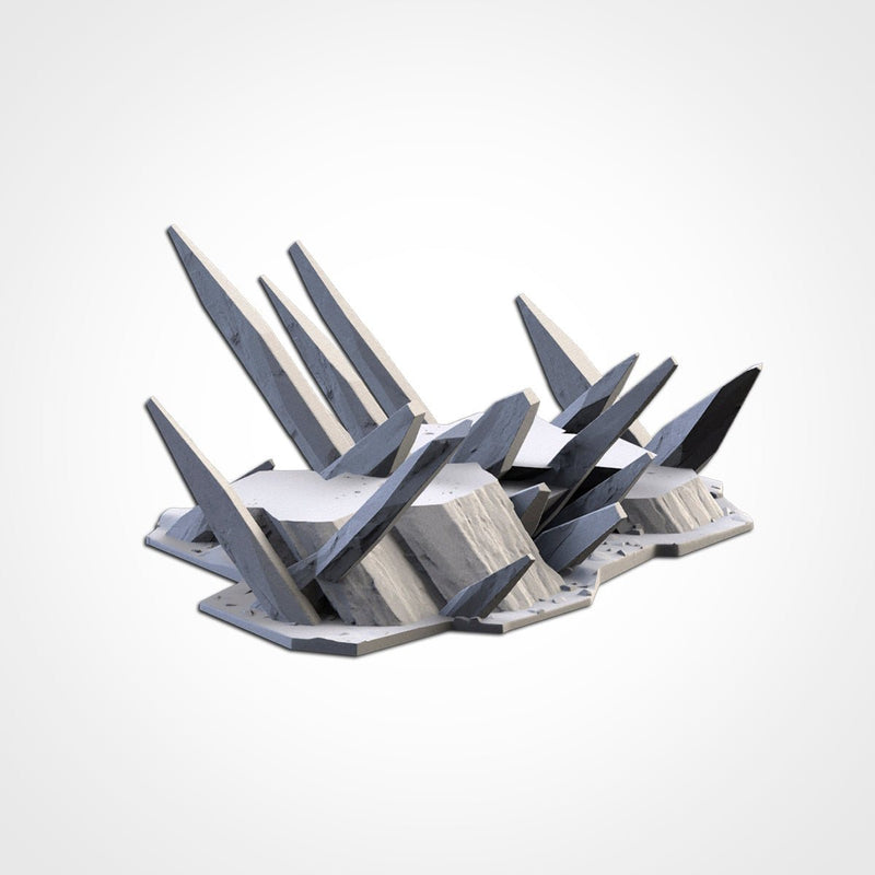 Ice Crystal Terrain 3D printed terrain view 10